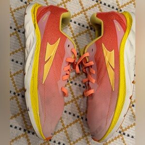Altra Vibrant Pink and Yellow Sneakers size 9.5 Woman